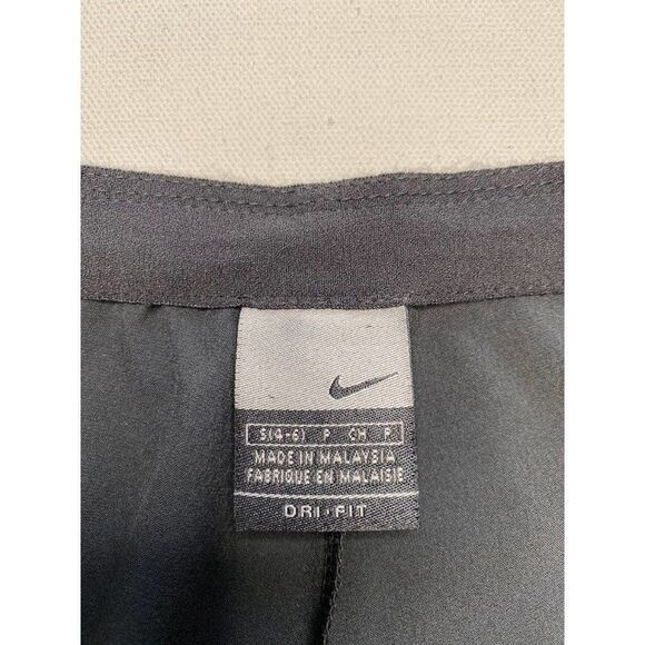 2 Nike Dri Fit Black Athletic Pants Zip Front Drawstring Straight Leg Small‎ - Picture 6 of 9